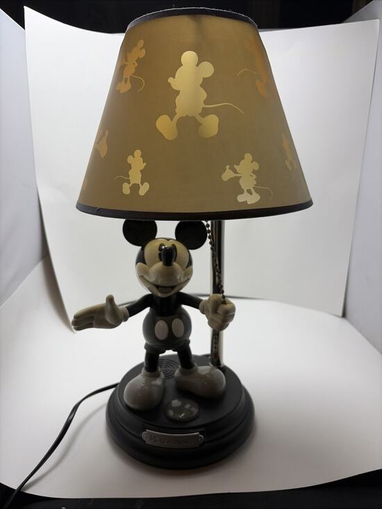 Other - VGT Mickey Mouse Talking Lamp Collectible Disney Animated Damaged Lampshade